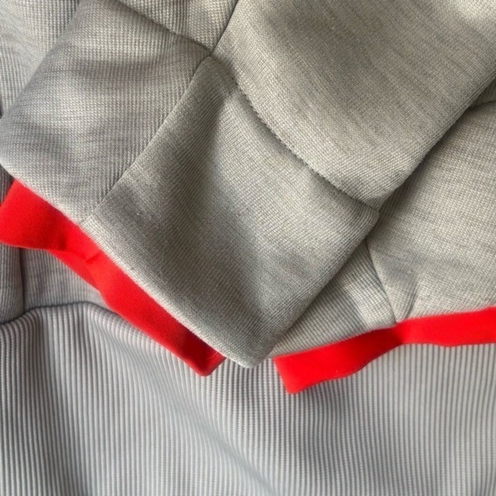 Adidas Climaheat Grey With Orange Hoodie Size Large - Picture 10 of 11